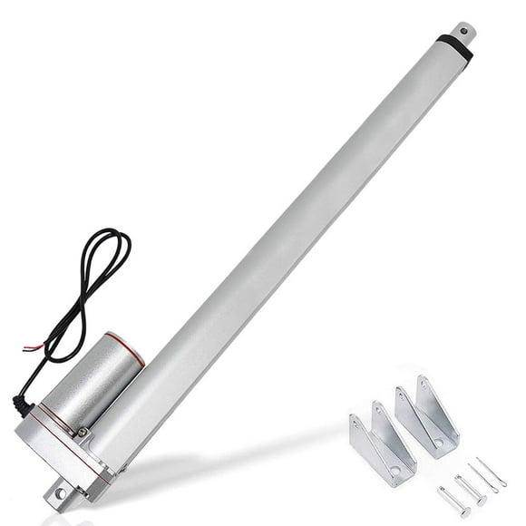 Actuador lineal ECO-WORTHY de 12 V, 400 mm, carrera, 150 kg de carga