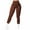 Brown, variant on Women's High-Waisted Yoga Pants - Form-Fitting Stretch Support for Yoga, Athletic Gym Performance Army Green L