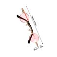 thumbnail image 2 of unbranded 4Ud Gafas De Sol Estilo Hip Hop Para Mujer Con Acabado Y Protección Solar, 2 of 8