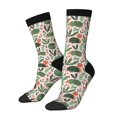 thumbnail image 1 of Fotbe Armadillo Calcetas Largas con Estampado para Hombre y Mujer – Calcetas de Compresión Transpirables y Elásticas, Viajar y Uso Diario Talla 5-11, 1 of 6
