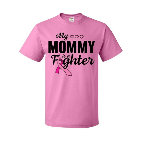 Inktastic Breast Cancer Awareness My Mommy is a Fighter T-Shirt