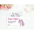thumbnail image 2 of Inkdotpot 30Baby ShowerDiaper Raffle Ticket Lottery Insert Cards Supplies Games For Baby Shower Party Unicorn Floral Bring A Pack Of Diapers To Win Favors Gifts And Prizes, 2 of 5