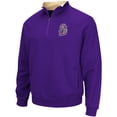 thumbnail image 2 of Men's Colosseum Purple James Madison Dukes Tortugas Logo Quarter-Zip Jacket, 2 of 3