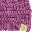 thumbnail image 2 of C.C Babies' Winter Knit Plain Cuff Skull Cap Beanie Hat, Solid Lavender, 2 of 5