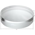 thumbnail image 3 of CiaoHER 2in Thickness 11in Diameter Acrylic Disc Display Block Clear Polished Round Pedestal Stand Riser 11" x 2", 1 Pack, 3 of 5