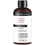 Apothecare essentials the booster aloe vera rosehip oil geranium travel shampoo 3 oz (Pack of 3)