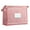 pink color, variant on Double Layered File Bag Document Organiser with Clear Label Window Book Carrying Case Document Folder with Handle