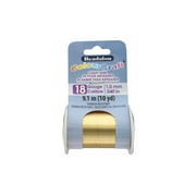 Beadalon ColourCraft Copper Wire 18Ga Gold 10yd