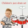 thumbnail image 4 of Deals! Danhjin Baby Musical Toys, Jazz Drum Children's Musical Instrument with Five Drum Set for Infant Early Education, Percussion Instrument for Toddlers 1-3 Learning and Play, Christmas Gifts, 4 of 8