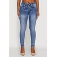 thumbnail image 4 of Womens WAX Mineral Wash Skinny Jeans, 4 of 5