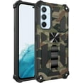 thumbnail image 2 of Slim Fit Phone Case for Samsung Galaxy A54 5G,Army Camouflage Durable Case with Military Grade Anti-Drop Protection and Built-in Kickstand Cover for Galaxy A54 5G,MC Army Green, 2 of 6