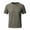 Khaki, variant on Basic Ice Silk Crewneck T-Shirt for Men Stretch Breathable Short Sleeve Tees Casual Summer Solid Training Athletic Slim Fit Tops White XXXXXL