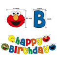 thumbnail image 3 of Suministros de fiesta de cumpleaños con temática de Barrio Sésamo, pancarta de papel, globos de látex, decoraciones de fiesta de cumpleaños de dibujos animados para niños, Baby Shower, 3 of 4