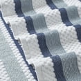 thumbnail image 3 of Modern Threads Pax Jacquard 6-Piece Adult Cotton Bath Towel Set, Denim, 3 of 6