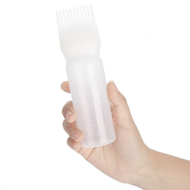 Root Comb Applicator Bottle, 3 Colors Hair Dyeing Bottle Brush Shampoo Hair Color Oil Comb Applicator Tool