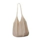 thumbnail image 4 of Bolso de crochet para mujer bolso de hombro estético bolso de compra elegante bolsa de viaje bolso de playa tejida para fiesta de primavera verano Beige, 4 of 8