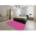 thumbnail image 4 of Ahgly Company Indoor Square Patterned Deep Pink Novelty Area Rugs, 7' Square, 4 of 6