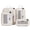 Beige, variant on EPICKA TripCozy Compression Packing Cubes - 4 Set Durable Travel Organizer Bags with Mesh Top for Carry on (Beige)