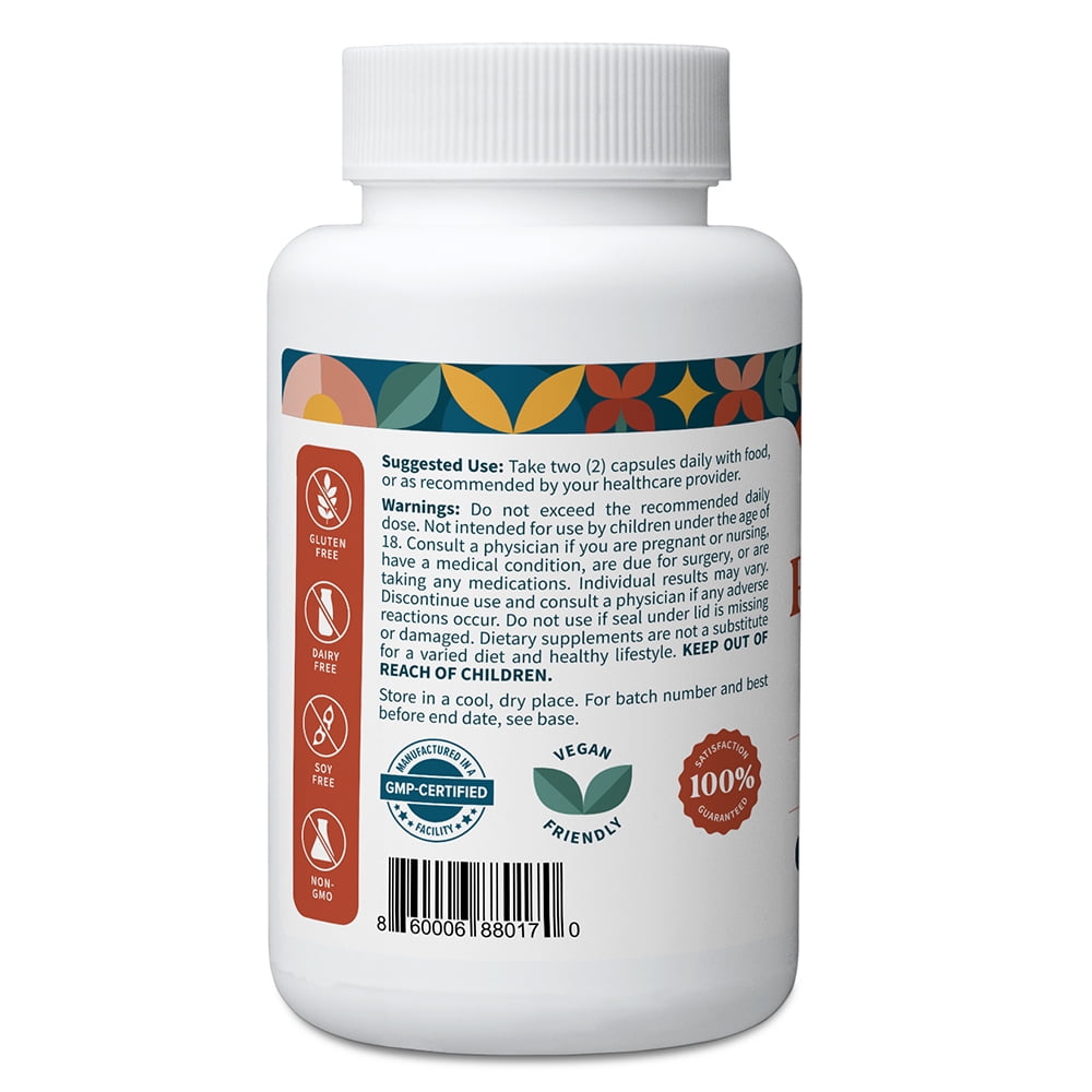 Pattern Wellness Resveratrol + Fisetin, Heart & Cellular Health Support, 60 Count