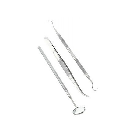 DR ROGO DENTAL HYGIENE KIT-INCLUDES SCALING INSTRUMENT/TARTER SCRAPER, DENTAL TOOTHPICK, MOUTH MIRROR – PROFESSIONAL SURGICAL GRADE METAL