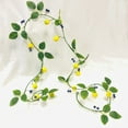 thumbnail image 6 of Artificial Lemon Vine,Fake Lemon Blueberries Hanging Plant Vine Fruits Flower Garland Wreath for Home Patio Party Wedding Christmas Spring Decoration, 6 of 9