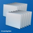 thumbnail image 2 of Flipside Products Dry Erase Learning Mat, Two-Sided Plain, 9" x 12", Pack of 12, 2 of 4