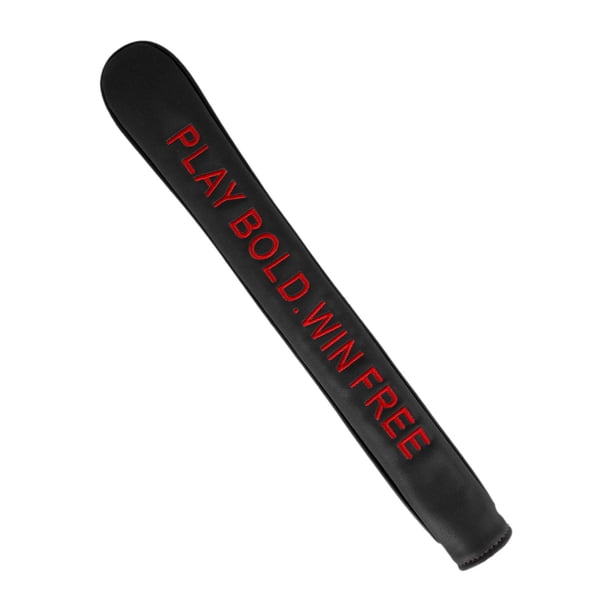 Funda protectora antiarañazos para varillas de alineación de golf y cabezal de palo de golf portátil negro