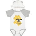thumbnail image 3 of Inktastic Honeycomb Bee Happy Boys or Girls Baby Bodysuit, 3 of 5