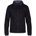 thumbnail image 1 of Hurley Mac 3.0 Trucker - Chaqueta para hombre, color negro, grande Hurley Chaqueta de camionero, 1 of 1