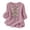 Pink, variant on PBFRDSJ Cotton Linen Tops for Women Lightweight Retro Embroidered 3/4 Sleeve Bohemian Peasant Shirts Plus Size V Neck Casual Summer Beach Boho Tops