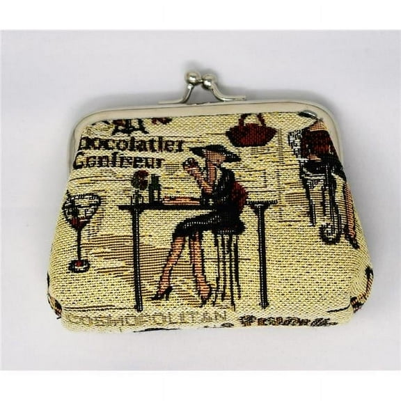 Tapestry Coin Purse with Clasp - Rendezvous