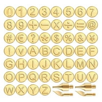 26 Letter DIY Leather Wood Burning Kit Pyrography Tool Copper Tips Alphabet Soldering Iron Craft Set Custom Gift Home Decoration