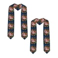 thumbnail image 2 of Fotbe Summer Birds and Flowers Printed Class of 2024 Graduation Stole, 2 of 7