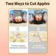 Apple Slicer Corer, [Large Size] 16Blade Heavy Duty Apple Cutter with Base, [Upgraded] Cut