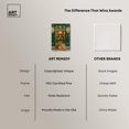 thumbnail image 6 of Art Remedy Modern Tiger Art Canvas, 10" x 15", Gallery Wrapped, Tiger Lobby, 6 of 7