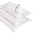 thumbnail image 3 of Superior Moonlawn Embroidered Cotton Duvet Cover Set, Full/Queen, White/Gold, 3 of 11