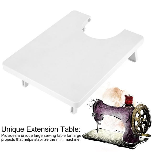 Khall Planche à Coudre Abs Mini Machine à Coudre en Plastique avec Rallonge de Table d'Extension