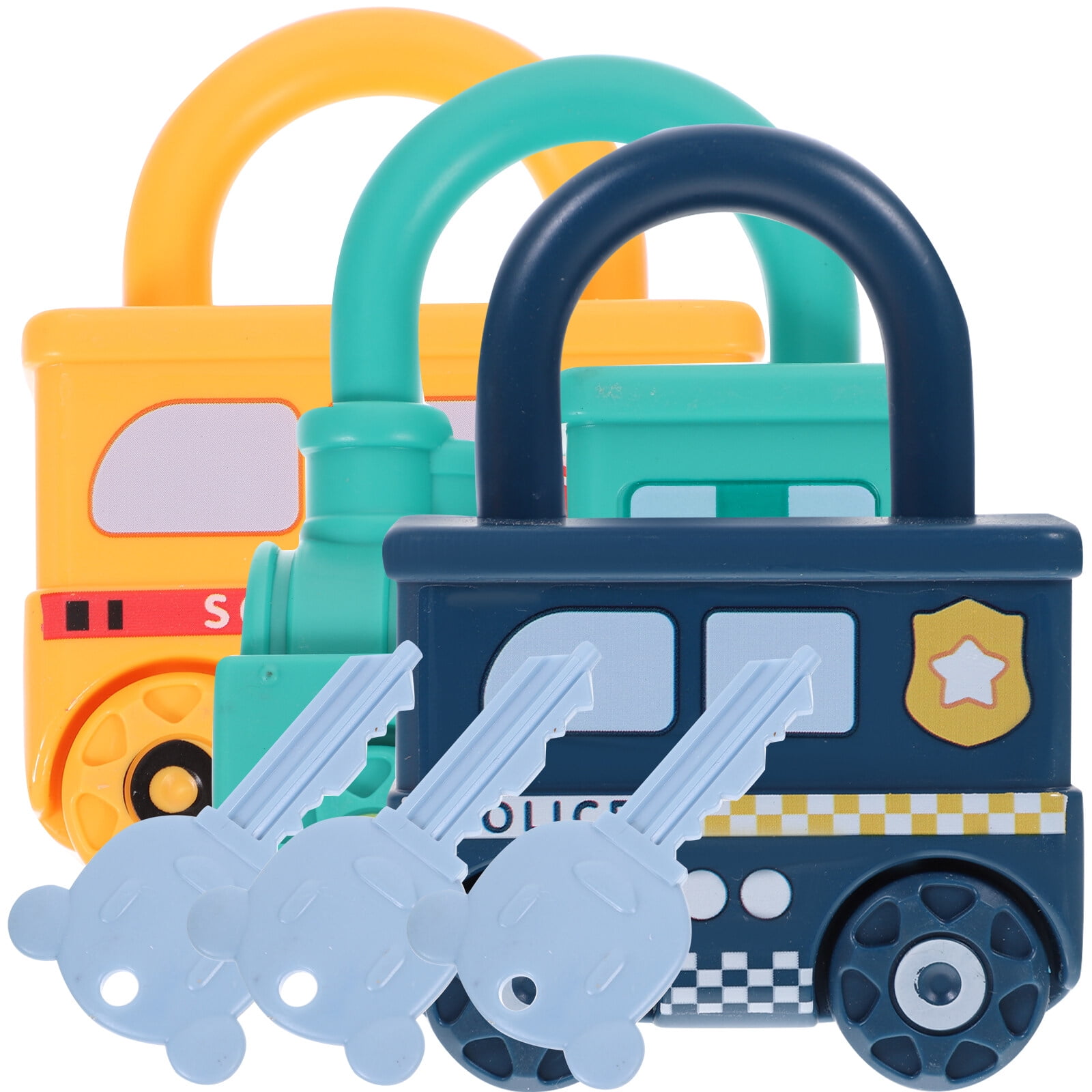 Toy keys for toddlers 13 3pcs Lock And Key Toys Preschool Children