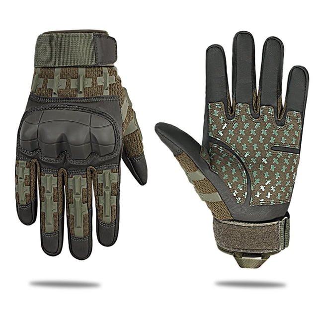 Vwrxbz Gloves for Men Touchscreen Motorcycle Riding Breathable Lightweight Outdoor Work Gloves