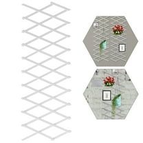 FRCOLOR 1Pcs Expandable Wood Garden Fence Decorative Fence for Garden with Waterproof Feature