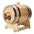 thumbnail image 1 of Wine Bucket,1.5L Household Mini Pine Wine Barrel Homebrew Keg Future-Proof Design, 1 of 10