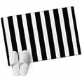 thumbnail image 2 of Black Striped Bathroom Mats 2x3 FT,Non Slip Small Kitchen Mat,Modern Farmhouse Black and White Stripes Washable Soft Backed Front Door Throw Rugs Non-Shedding Indoor Outdoor Doormat for Entryway Sink, 2 of 8