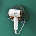 thumbnail image 3 of Soporte autoadhesivo para secador de pelo, montado en la pared, organizador adhesivo para secador de pelo para baño, 3 of 6