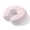 Blush Pink, Rose, Petal, White, variant on Neck Pillow, Navy Blue Memory Foam U-Shaped Travel Pillow for Airplane Car Train Office Nap, Portable Soft Head Neck Support for Sleeping & Reclining Farmhouse Striped Modern Artwork