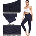 thumbnail image 5 of FEDTOSING Women's Sweatpants Cotton Jogger Female Drawstring with Pockets Navy Blue,up to 2XL, 5 of 6