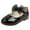 Black, variant on Kids' $10 Under Toddler Sandals Boys, Toddler Infant Kids Baby Girls Soft Princess Butterfly Knot Leather Flat Shoes Save Big