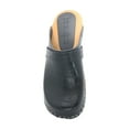 thumbnail image 5 of BJORK Maja Open Back Wood Leather Clogs (Black Croco - EU36), 5 of 9