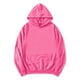 thumbnail image 5 of SUDADERA CON CAPUCHA INSPIRADA CHIC PARA HOMBRE DE MANGA LARGA SÓLIDA CON CORDÓN PULLOVER 2XL ROJO ROSA, 5 of 7