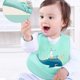 thumbnail image 5 of Set of 3 Baby Silicone Bibs Waterproof Silicone Bibs for Feeding with Drip Tray Easy Cleaning Soft Bibs for Toddler Baby Eating, 5 of 5
