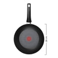 thumbnail image 2 of Sartén Wok T-fal Hard Titanium Expert 28 cm C2921902HTE Negro, 2 of 3